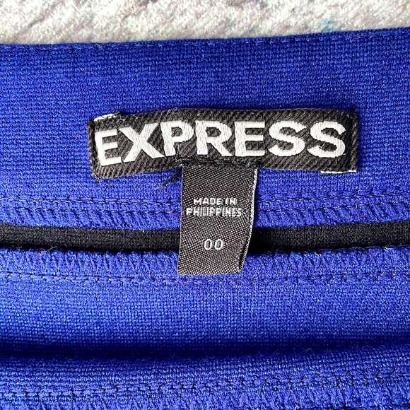 Express Color Block Mini Skirt - Picture 3 of 4